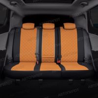 Чехлы Автопилот Экокожа Ромб на Kia Spectra 2004-2011 г.в.