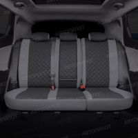 Чехлы Автопилот Экокожа Ромб на Kia Spectra 2004-2011 г.в.