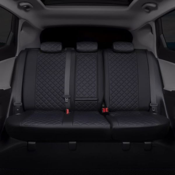 Чехлы Автопилот Экокожа Ромб на Kia Spectra 2004-2011 г.в.