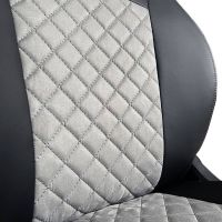 Чехлы Алькантара на Kia Spectra