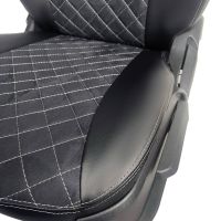 Чехлы Алькантара на Kia Spectra