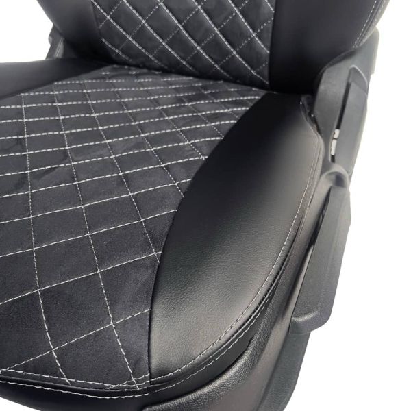 Чехлы Алькантара на Kia Spectra