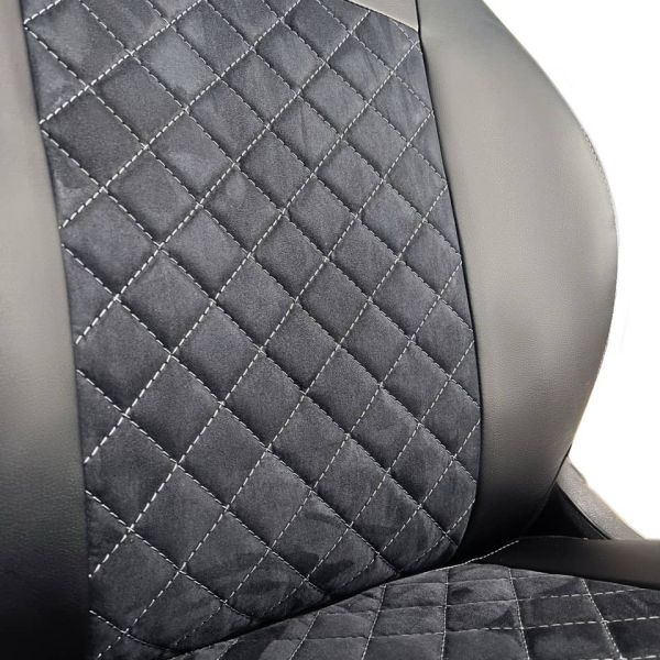 Чехлы Алькантара на Kia Spectra