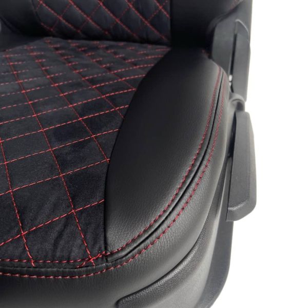 Чехлы Алькантара на Kia Spectra