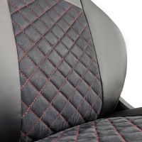 Чехлы Алькантара на Kia Spectra