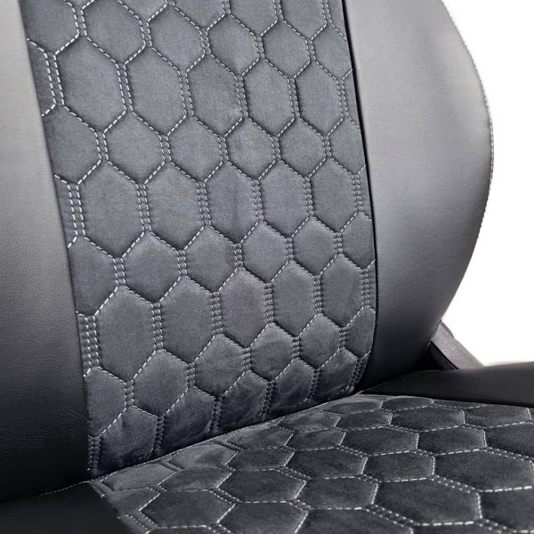 Чехлы Алькантара на Kia Spectra