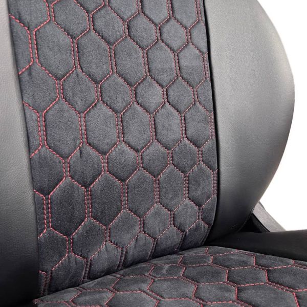 Чехлы Алькантара на Kia Spectra