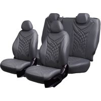 Чехлы Премиум Экокожа Байрон Президент|Жук на Kia Spectra 2004-2011 г.в.