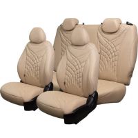 Чехлы Премиум Экокожа Байрон Президент|Жук на Kia Spectra 2004-2011 г.в.