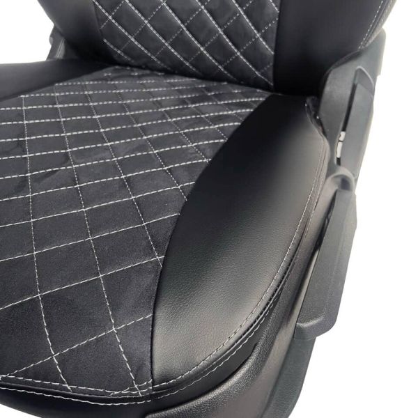 Чехлы Алькантара на Kia Spectra