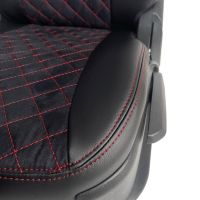 Чехлы Алькантара на Kia Spectra