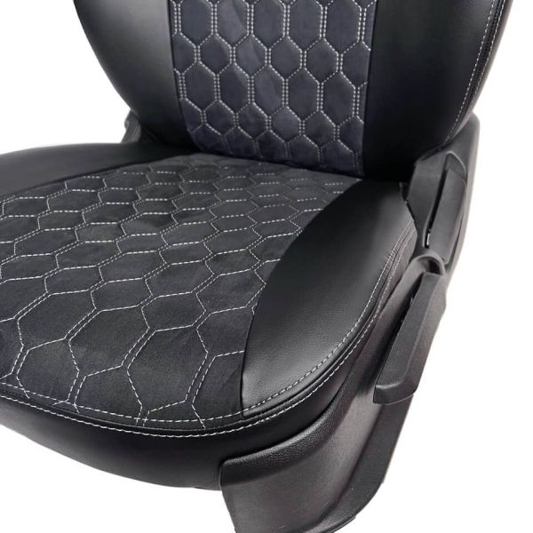 Чехлы Алькантара на Kia Spectra